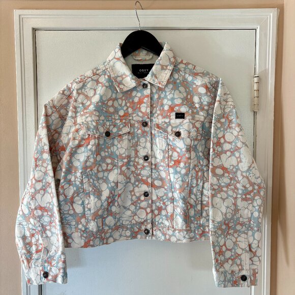 OBEY denim jacket - size small - Picture 1 of 3